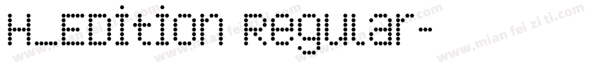 H_Edition Regular字体转换